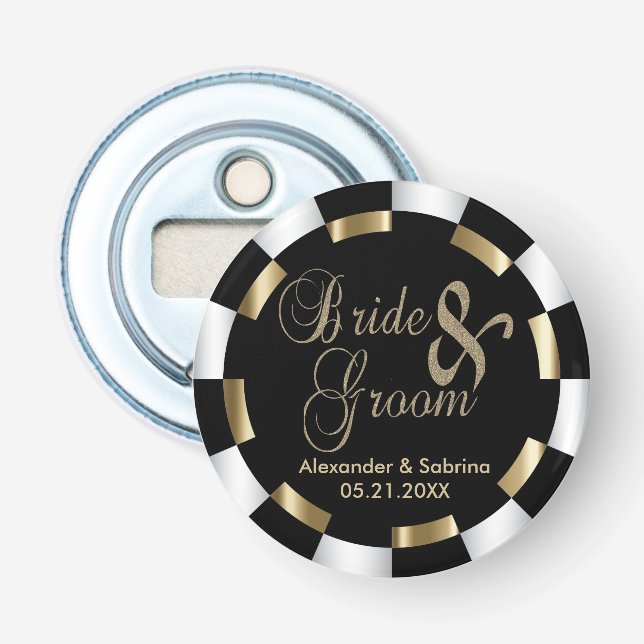 Bride and Groom Bottle Opener (Front)