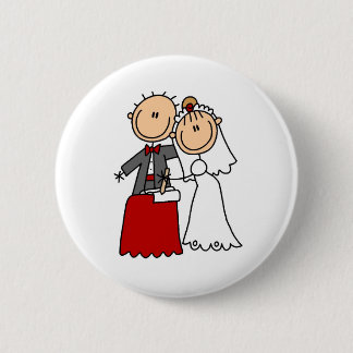 Bride And Groom Button