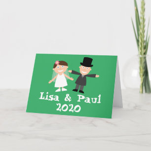 Bride and Groom Card