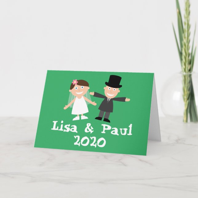 Bride and Groom Card (Front)