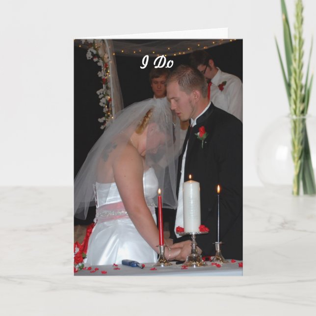 Bride and Groom Card (Front)