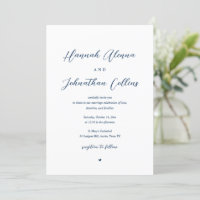 Bride and Groom Church Wedding, Marriage Invitatio