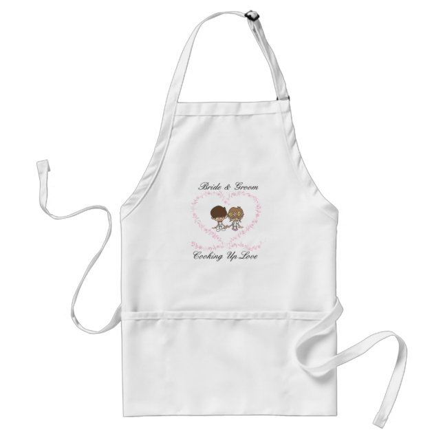 Bride and Groom-Cooking Up Love Standard Apron (Front)