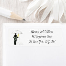 Bride and Groom Couple Elegant Classic Wedding