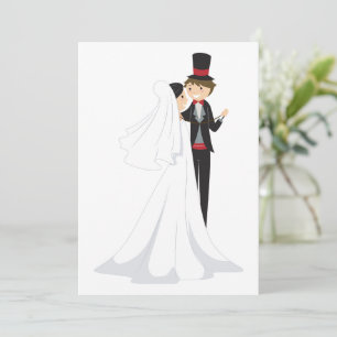 Bride And Groom Dancing Invitation