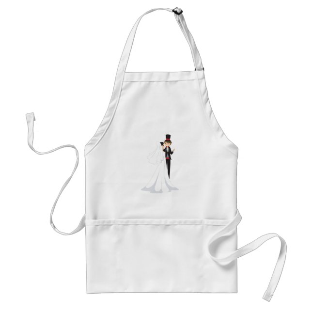 Bride And Groom Dancing Standard Apron (Front)