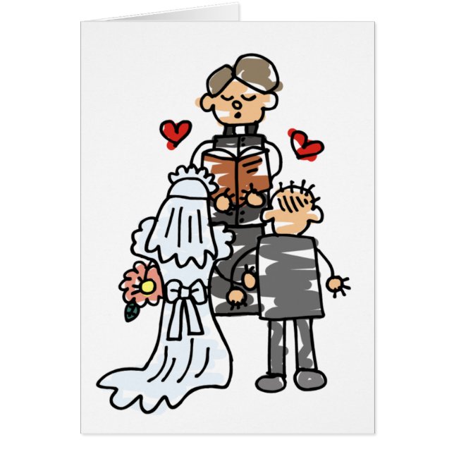 Bride and Groom During Ceremony (Front)