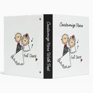 Bride and Groom First Dance T-shirts and gifts Binder