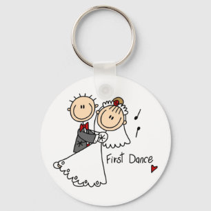 Bride and Groom First Dance T-shirts and gifts Keychain