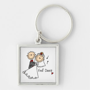 Bride and Groom First Dance T-shirts and gifts Keychain