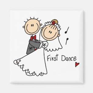 Bride and Groom First Dance T-shirts and gifts Magnet