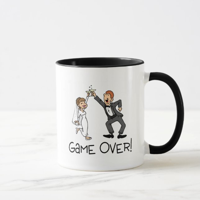 Bride and Groom Game Over Mug (Right)