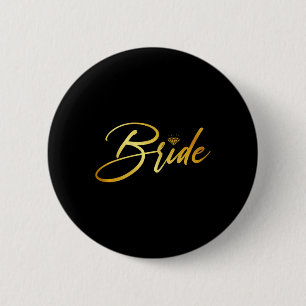 Bride And Groom Husband And Wife Matching Wedding  2 Inch Round Button