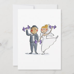 Bride and Groom  Invitation