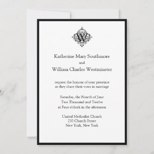 Bride And Groom Inviting Wedding Invitations