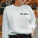 Bride and Groom Mr & Mrs Sweatshirts Wedding<br><div class="desc">Mr and Mrs embroided sweaters present for new wife and husband christmas anniversary,  wedding or other significant occasion.</div>