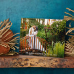 Bride and Groom Names Date 8x10 Wedding Photo Plaque<br><div class="desc">Elegant Bride and Groom Names Date 8x10 Wedding Photo Plaque</div>