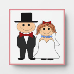 BRIDE AND GROOM PLAQUE