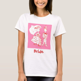 Bride and Groom Pop Art T-Shirt