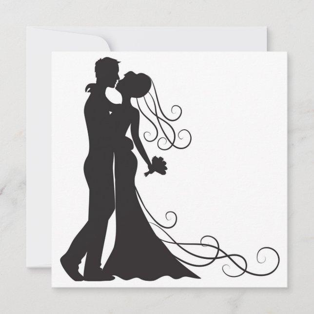 Bride and groom post card (Front)