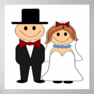 BRIDE AND GROOM POSTER