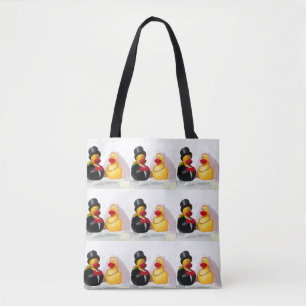 **BRIDE AND GROOM RUBBER DUCKS*** TOTE BRIDE TO BE