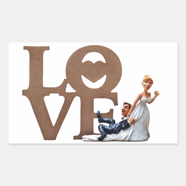 Bride and Groom Sticker (Front)