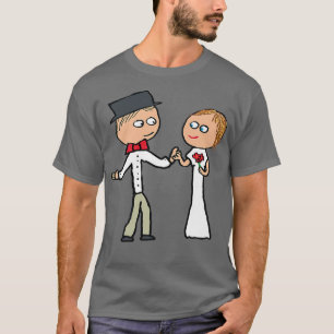 Bride and Groom Wedding Day T-Shirt