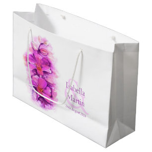 Bride and groom's wedding favour gift bag