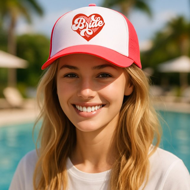 Bride Babe Tribe T-Shirt Bachelorette Retro Trucker Hat (Creator Uploaded)