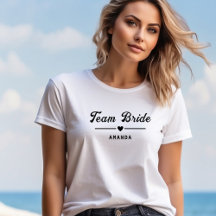 Bride Bachelorette custom group T-Shirt