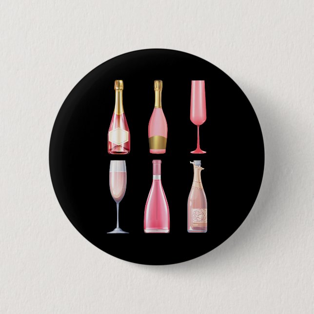 Bride Bachelorette Matching Bridal Shower Bridesma 2 Inch Round Button (Front)