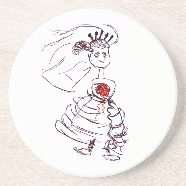 Bride/Bachelorette Party Coaster (Front)