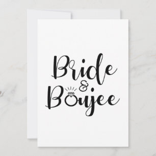Bride bachelorette party invitation