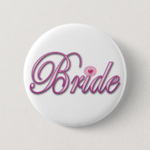 bride bachelorette wedding bridal shower party 2 inch round button