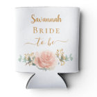 Bride blush rose gold floral eucalyptus greenery