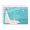 Bride Bridal Shower Invitation Trendy Turquoise
