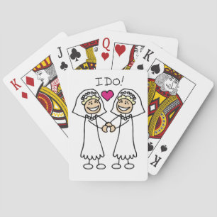 Bride-Bride I Do Playing Cards