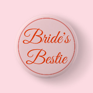 Bride Bridesmaid Best Friend Bachelorette Party 2 Inch Round Button