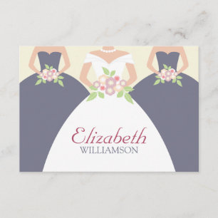 Bride & Bridesmaids Bridal Lunch Placecards