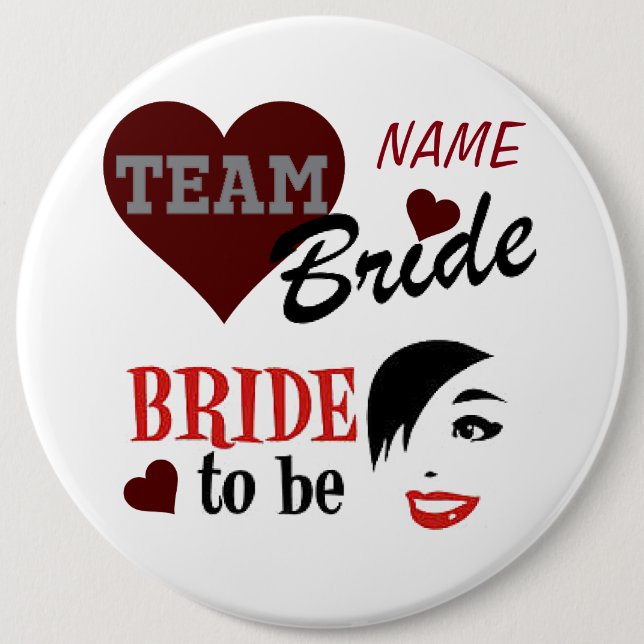 "Bride" Button (Front)