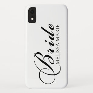 Bride Calligraphy Script iPhone XR Case