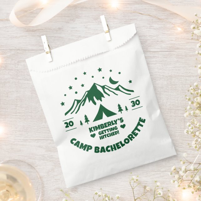 Bride Camp Bachelorette Party Favour Bag (Clipped)
