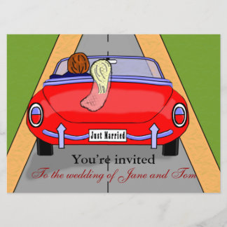 Bride Car Invitation