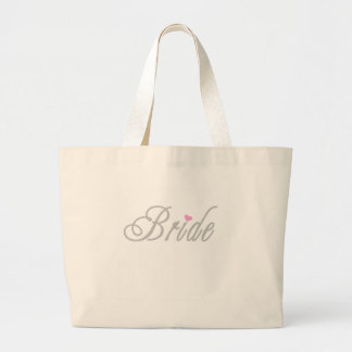 Bride Classy Greys Large Tote Bag