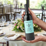 Bride & Co. Bridal Shower Turquoise Wine Label<br><div class="desc">Add a personal touch to your wedding with our Turquoise Bride & Co. wine label. Perfect for toasting your special day, this elegant design features custom text and stylish details to match your wedding theme. It’s easy to apply to your favourite wine bottles, making them a memorable part of your...</div>