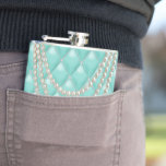 Bride & Co Couture Shower Bridal Party  Hip Flask<br><div class="desc">This fun flask not only will match your party theme but is the perfect gift for your bridal party.  Personalize it as you choose,  a perfect memento of your fabulous day!  Look for other fun ideas all part of the April In Paris collection.</div>