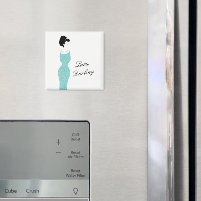 BRIDE & CO Darling Personalize Shower Party Favour Magnet (In Situ (Fridge))