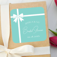 Bride & Co Elegant White Bow Ribbon Bridal Shower