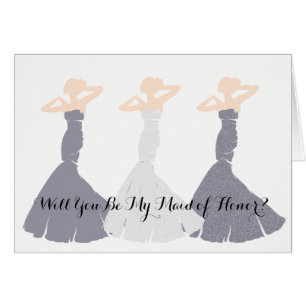 BRIDE & CO Lavender Be My Maid Of Honour Party Not